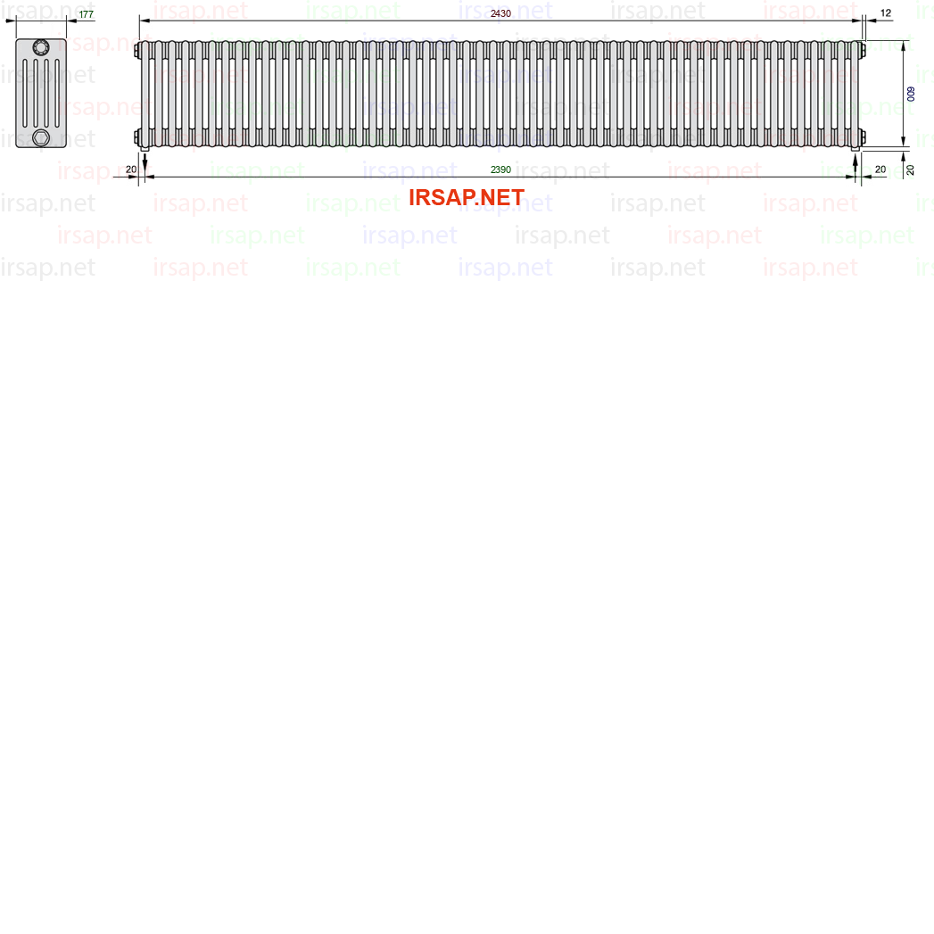 Радиатор IRSAP Tesi 50600/54 T16 CL 01